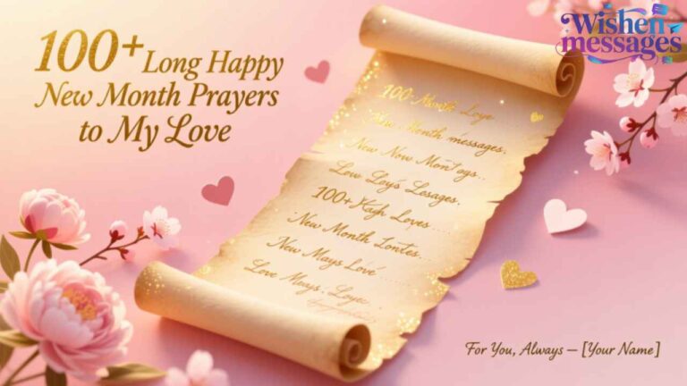 100+ Long Happy New Month Prayers to My Love: Beautiful Messages to Send