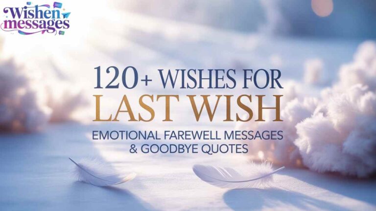 120+ Wishes for Last Wish_ Emotional Farewell Messages &amp; Goodbye Quotes