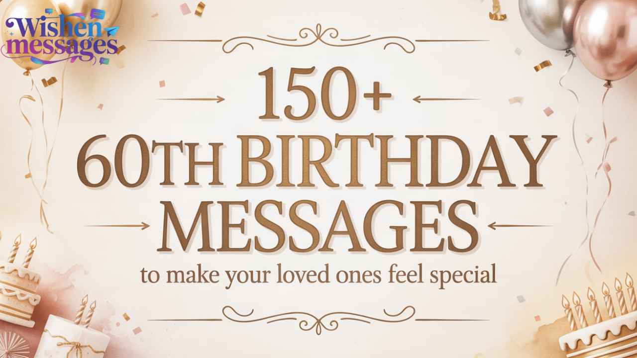 150+ 60th Birthday Messages to Make Your Loved Ones Feel Special