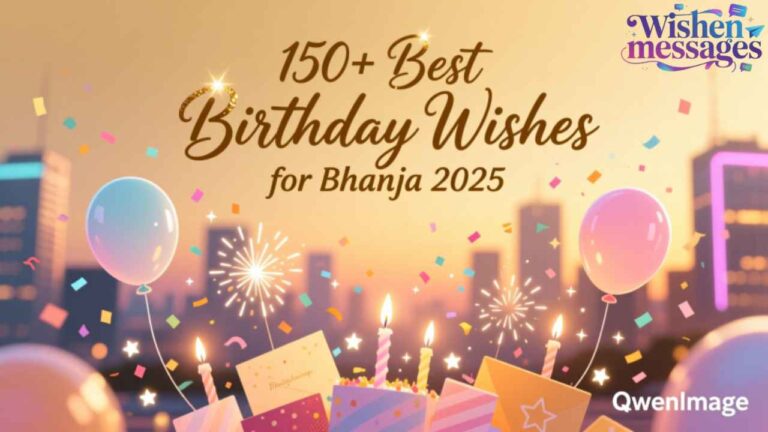 150+ Best Birthday Wishes for Bhanja in English 2025