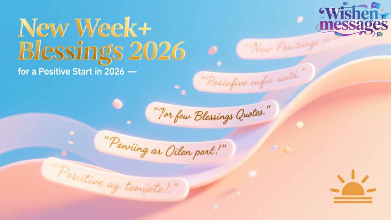 150+ New Week Blessings Quotes for a Positive Start in 2026
