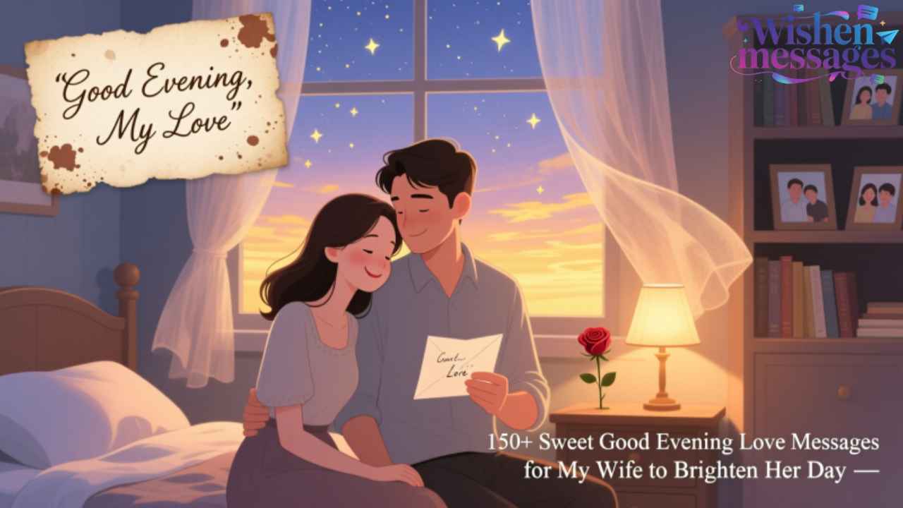 150+ Sweet Good Evening Love Messages for My Wife to Brighten Her Day