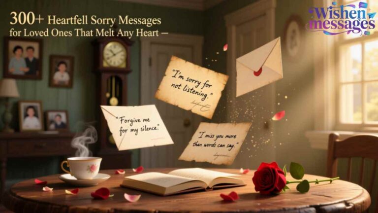 300+ Heartfelt Sorry Messages for Loved Ones That Melt Any Heart
