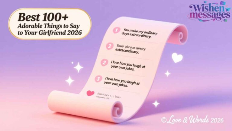 Best 100+ Adorable Things to Say to Your Girlfriend 2026
