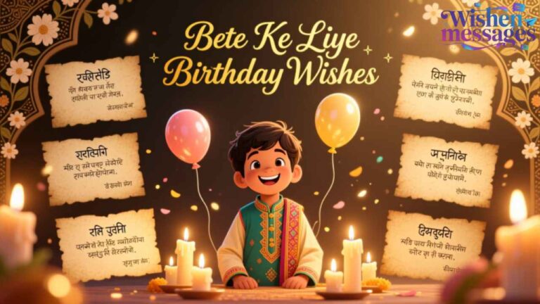 Bete Ke Liye Birthday Wishes in Hindi – 120+ Heartwarming & Amazing Messages