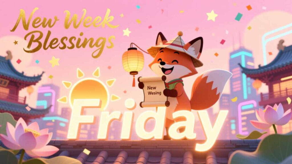 Friday New Week Blessings