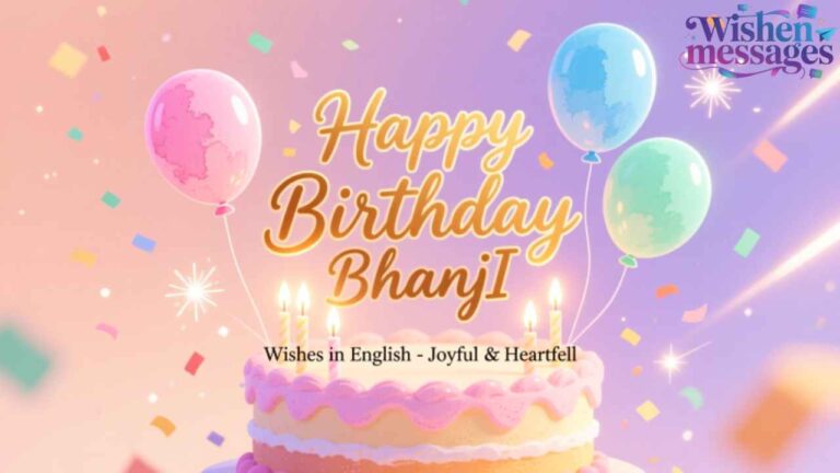 Happy Birthday BhanjI Wishes in English – Joyful & Heartfelt