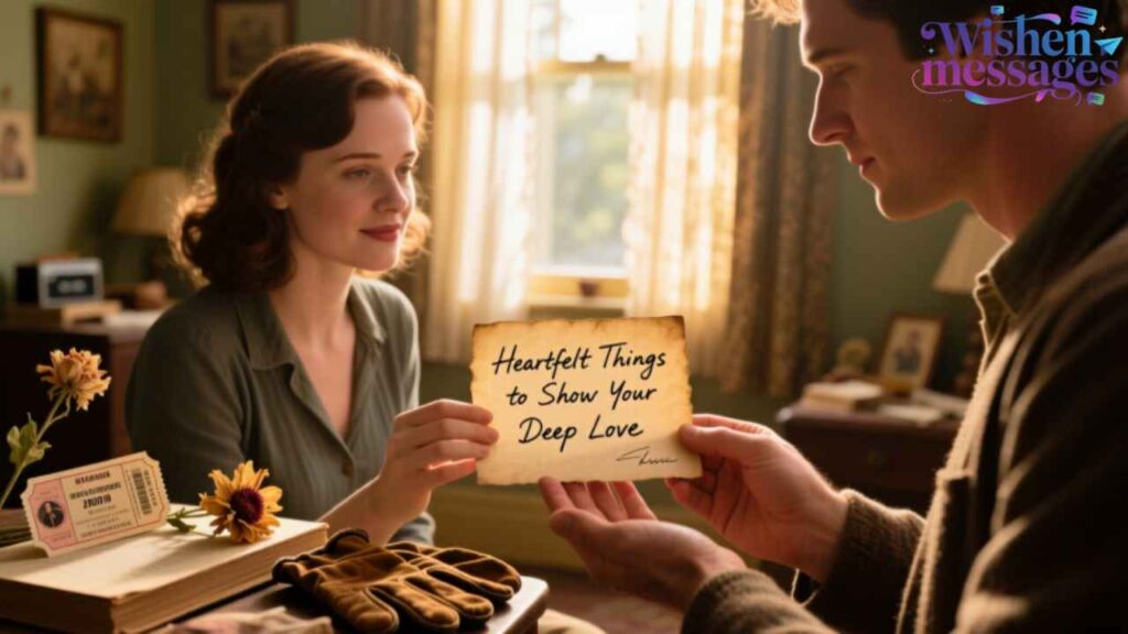 Heartfelt Things to Show Your Deep Love