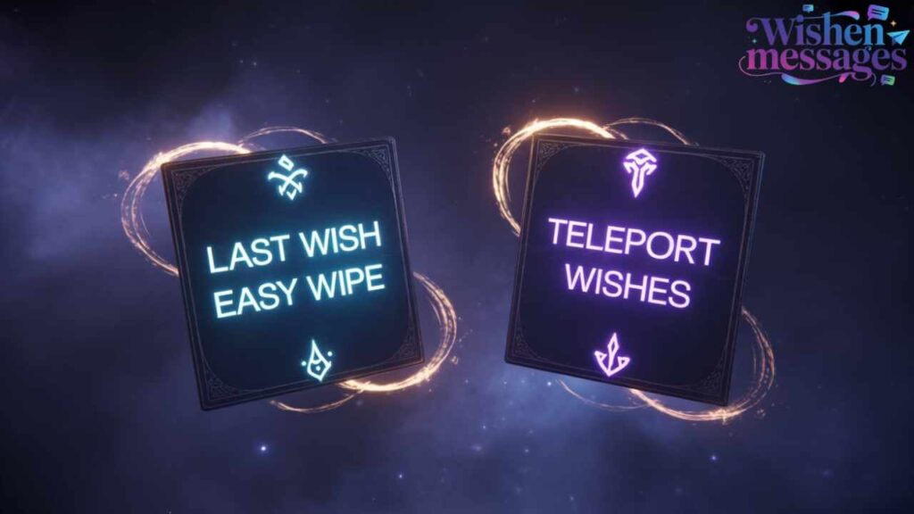 Destiny 2 Last Wish easy wipe & teleport wishes glowing rune portal cards - Raid strategy guide