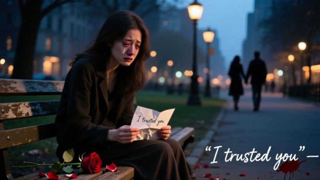 Painful Love Message to a Cheating Boyfriend