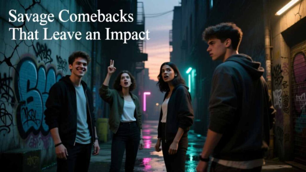 Savage Comebacks That Leave an Impact