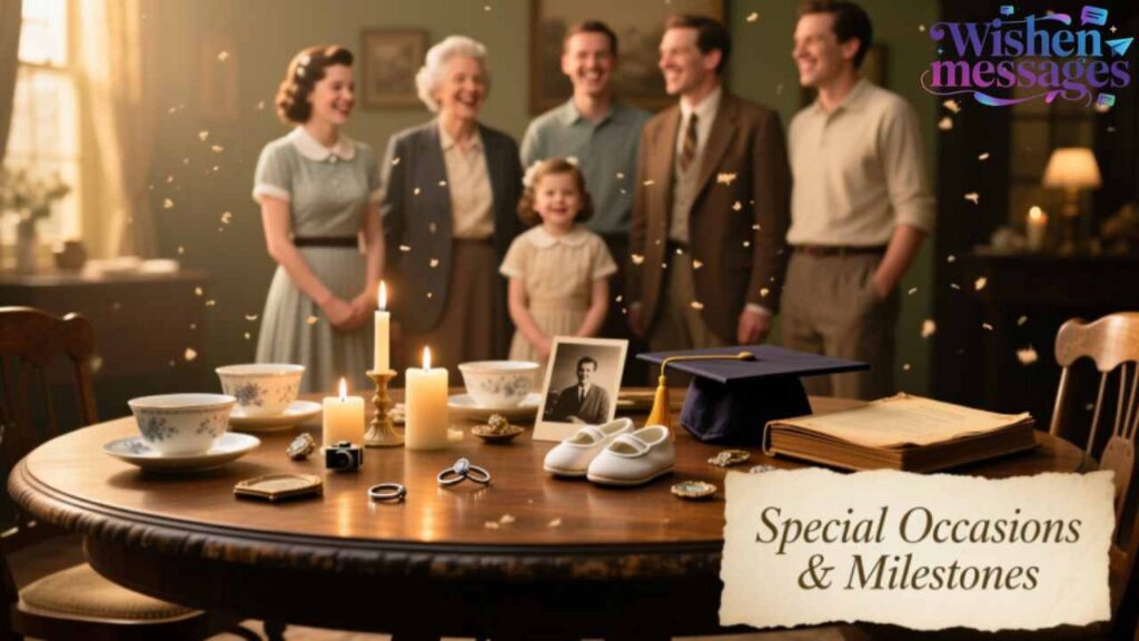 Special Occasions & Milestones 