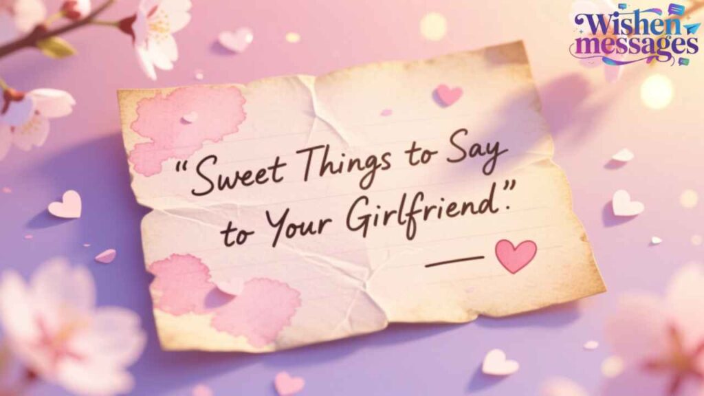 Sweet Things to Say to Your Girlfriend