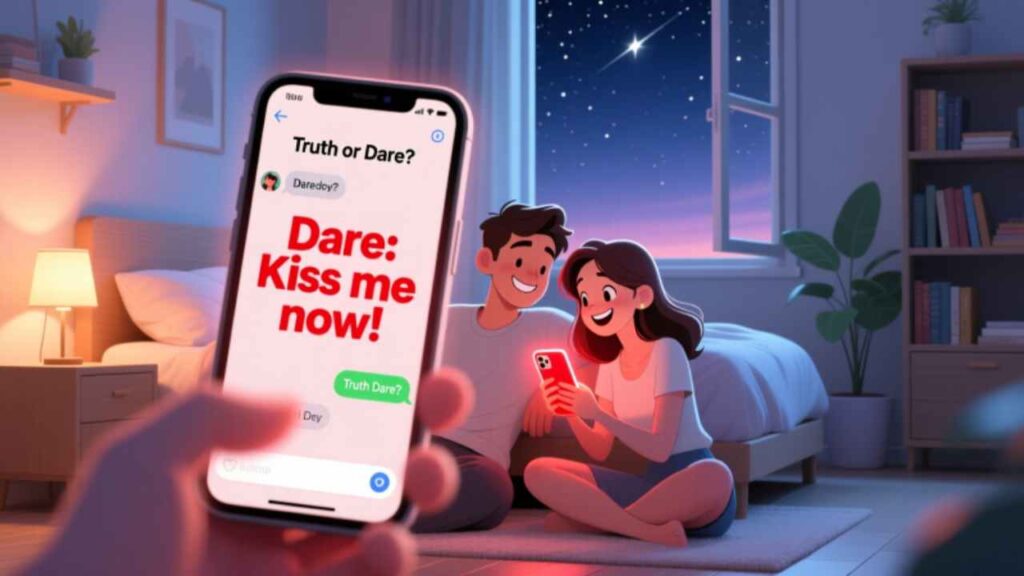 Truth or Dare Questions for Boyfriend Over Text