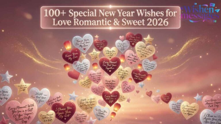 100+ Special New Year Wishes for Love Romantic & Sweet 2026