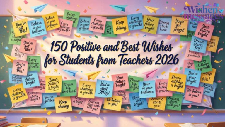 150 Positive and Best Wishes for Students from Teachers 2026