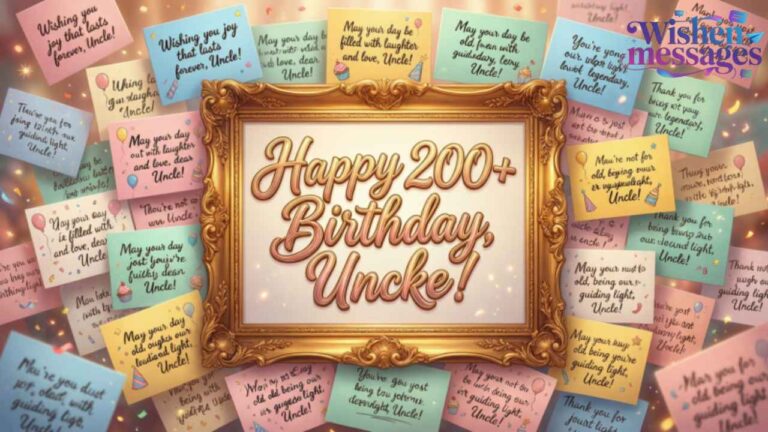 200+ Birthday Wishes for Uncle – Heartfelt Messages 2026