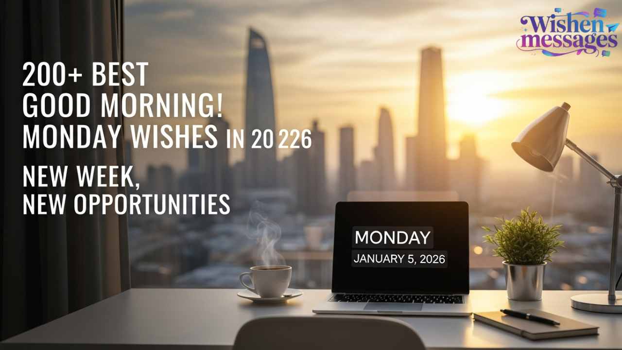 200+ Best Good Morning Monday Wishes for a New Week in 2026