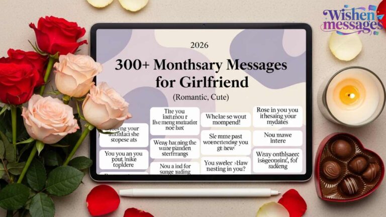 300+ Monthsary Messages for Girlfriend (Romantic, Cute) 2026