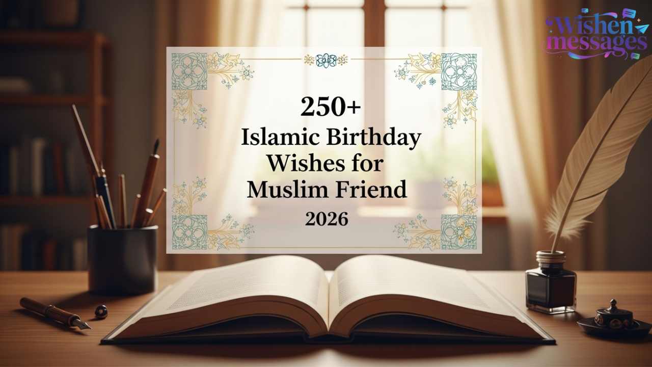 250+ Islamic Birthday Wishes for Muslim Friend 2026