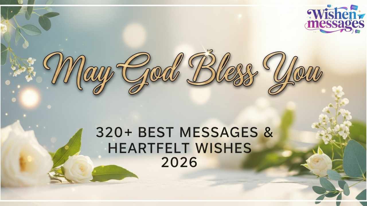 320+ Best May God Bless You Messages & Heartfelt Wishes 2026