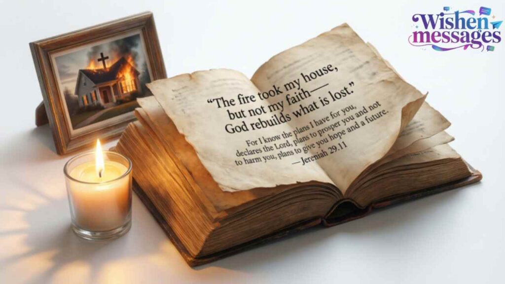 Bible Quotes About Losing a House to Fire