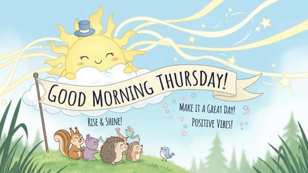 Cute Positive Good Morning Thursday Messages