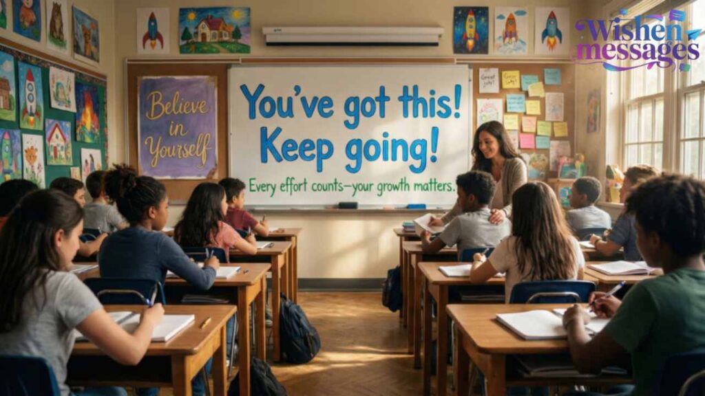 Encouraging Words For Students From Teachers