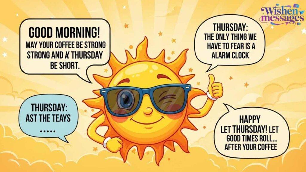 Funny Positive Good Morning Thursday Quotes