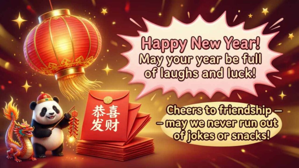 Funny and Short New Year Messages for Friends