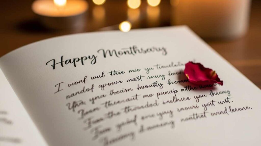 Heartfelt and Emotional Monthsary Messages