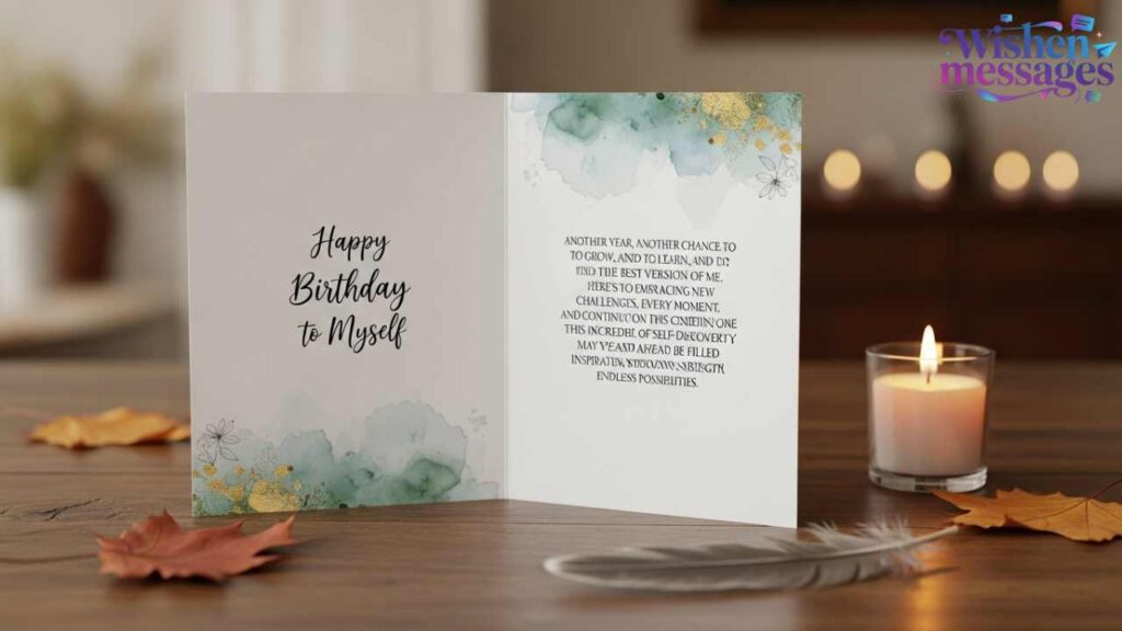 Inspirational & Self-Growth Birthday Wishes to Myself