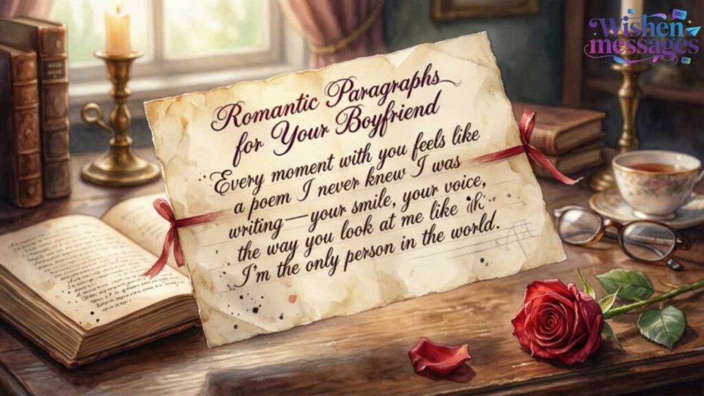 Romantic Paragraphs for Your Boyfriend