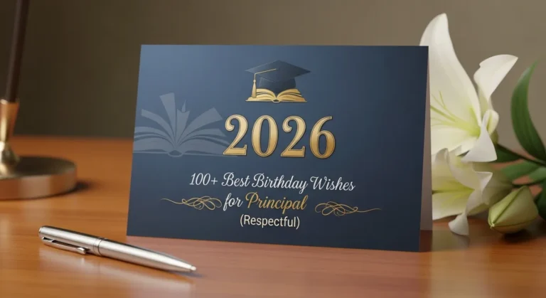 100+ Best Birthday Wishes for Principal (Respectful) In 2026