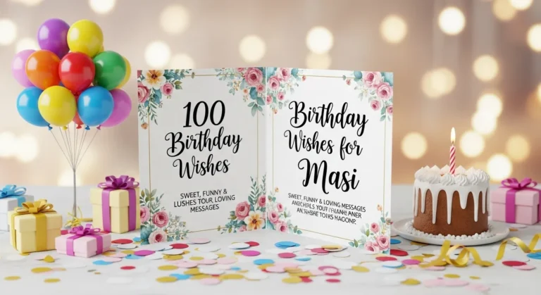 100 Birthday Wishes for Masi: Sweet, Funny & Loving Messages