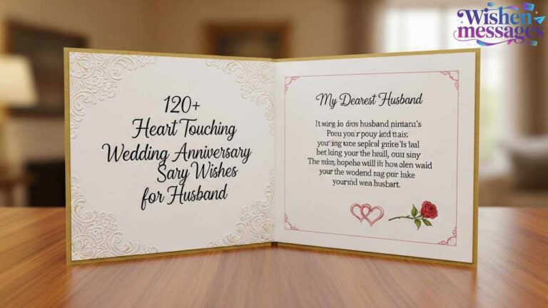 120+ Heart Touching Wedding Anniversary Wishes for Husband