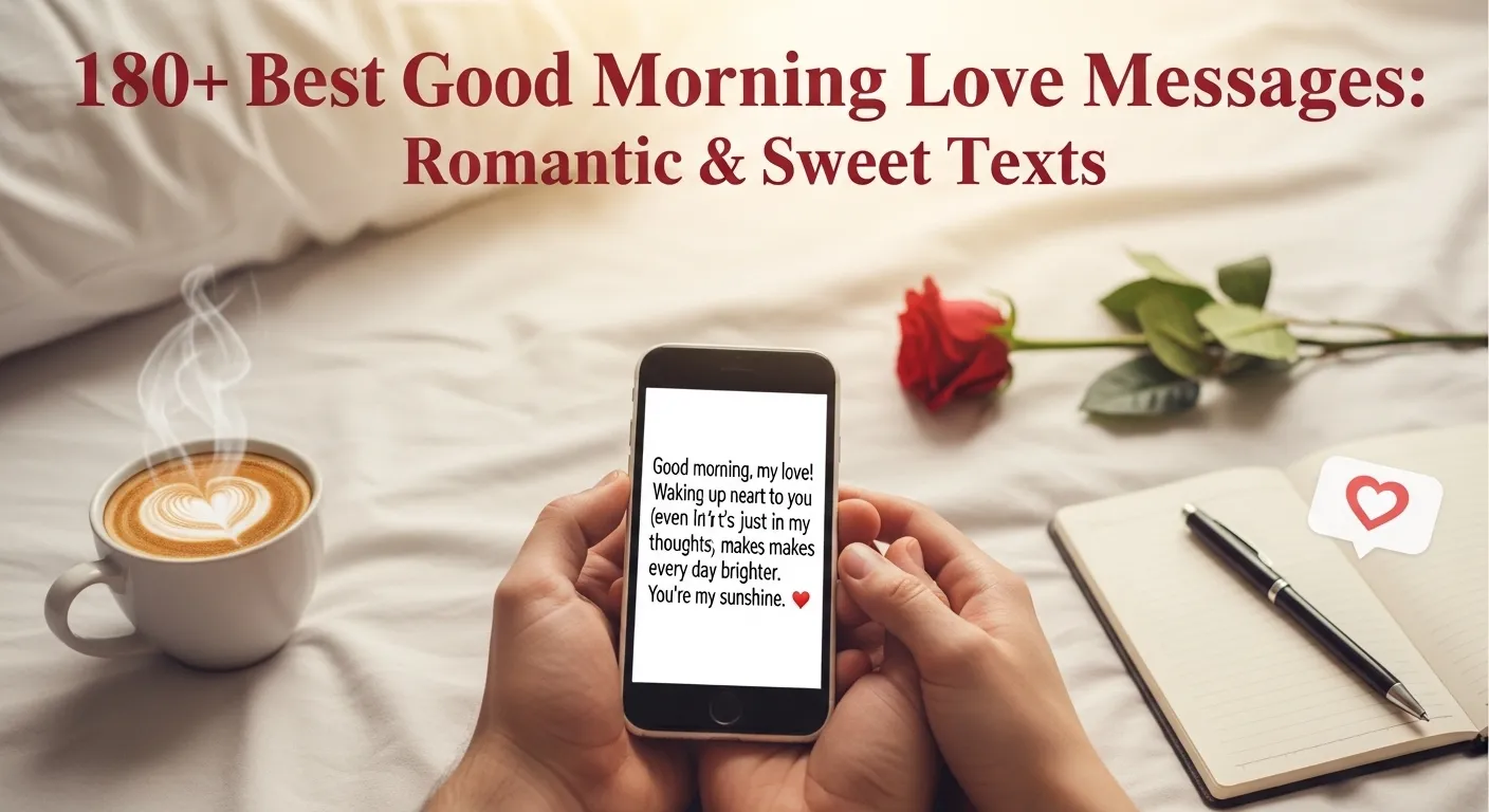 180+ Best Good Morning Love Messages Romantic & Sweet Texts