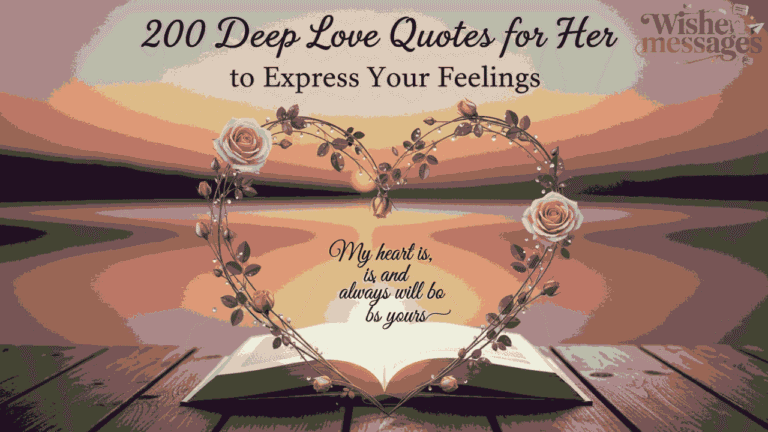 200 Deep Love Quotes for Her to Express Your Feelings