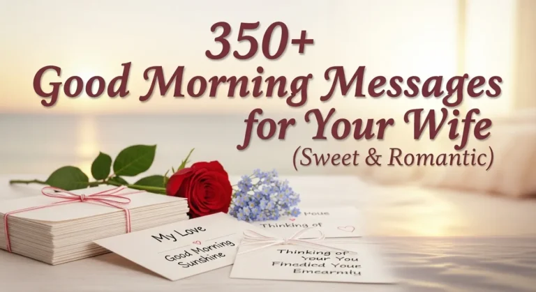350+ Good Morning Messages for Your Wife (Sweet & Romantic)