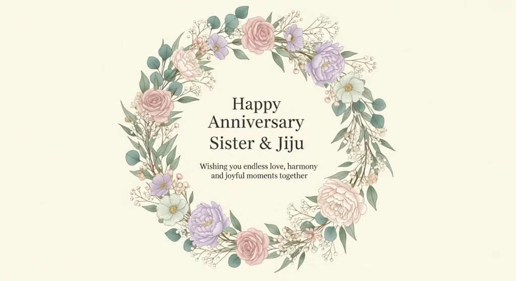 Anniversary Wishes for Sister and Jiju