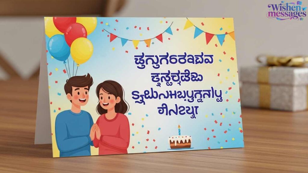 Birthday Wishes in Kannada for Friend (ಸ್ನೇಹಿತನಿಗೆ ಶುಭಾಶಯಗಳು)