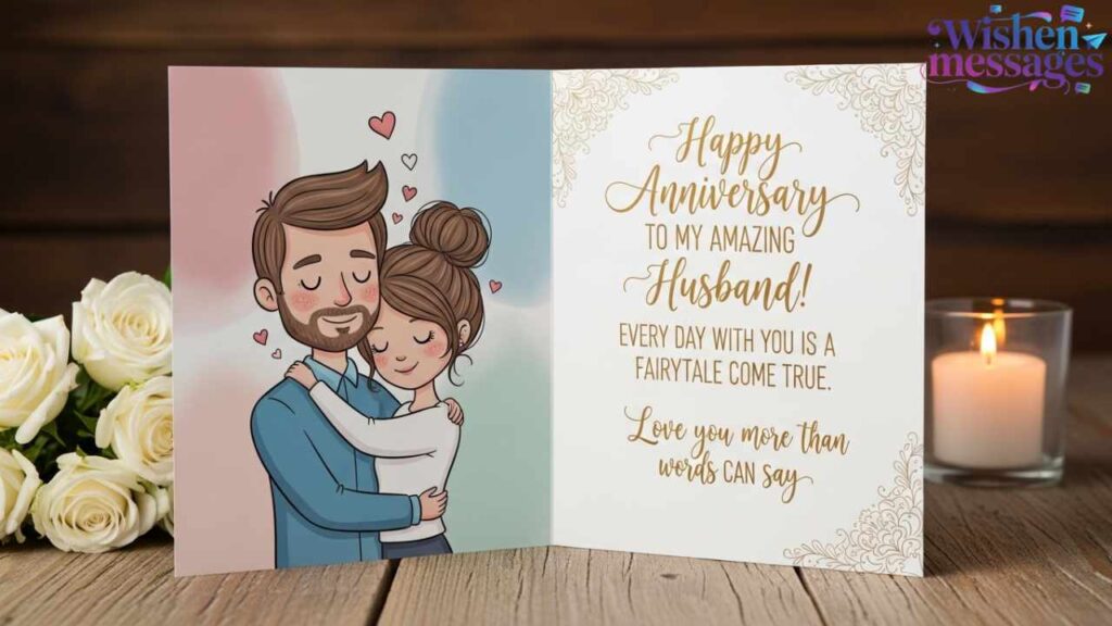 Cute Wedding Anniversary Wishes for Husband