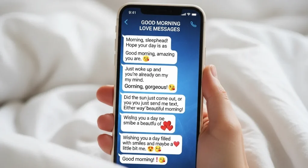 Flirty Good Morning Love Messages