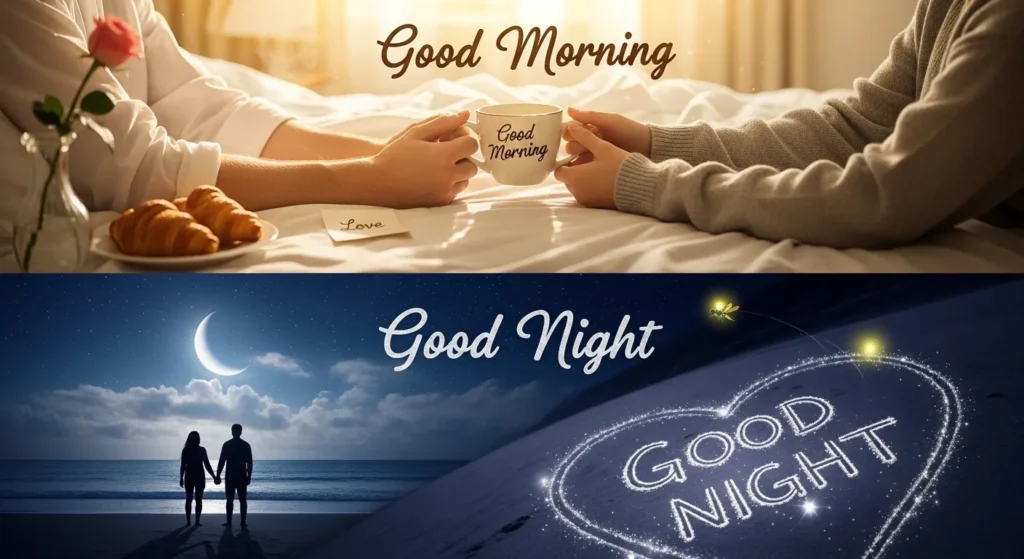 Good Morning & Good Night Love Messages