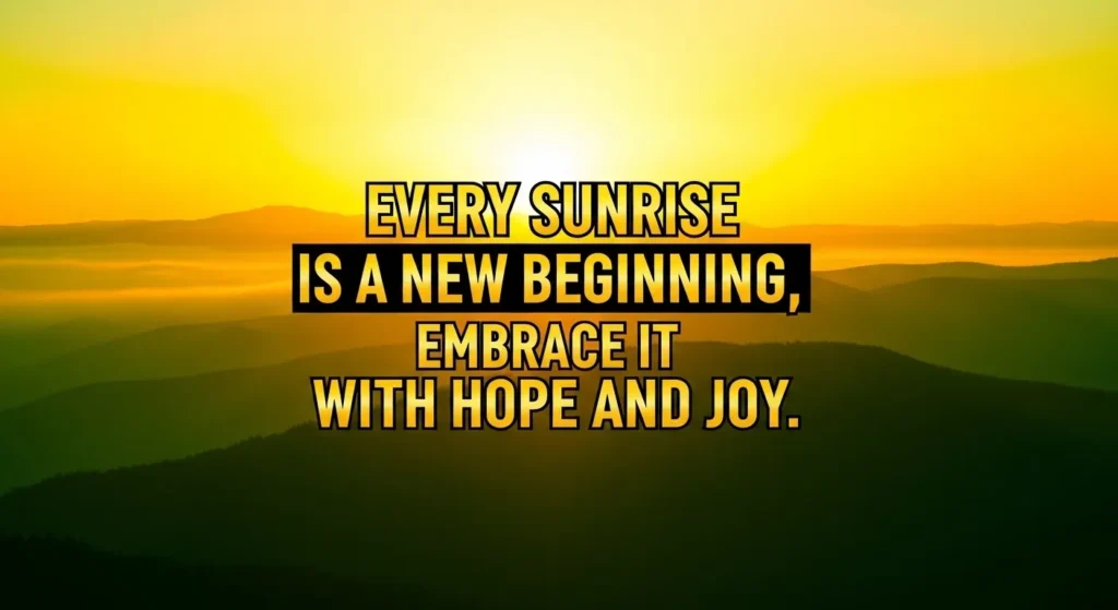 Inspirational Good Morning Quotes