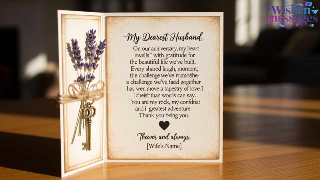Inspirational Heart Touching Anniversary Wishes for Husband