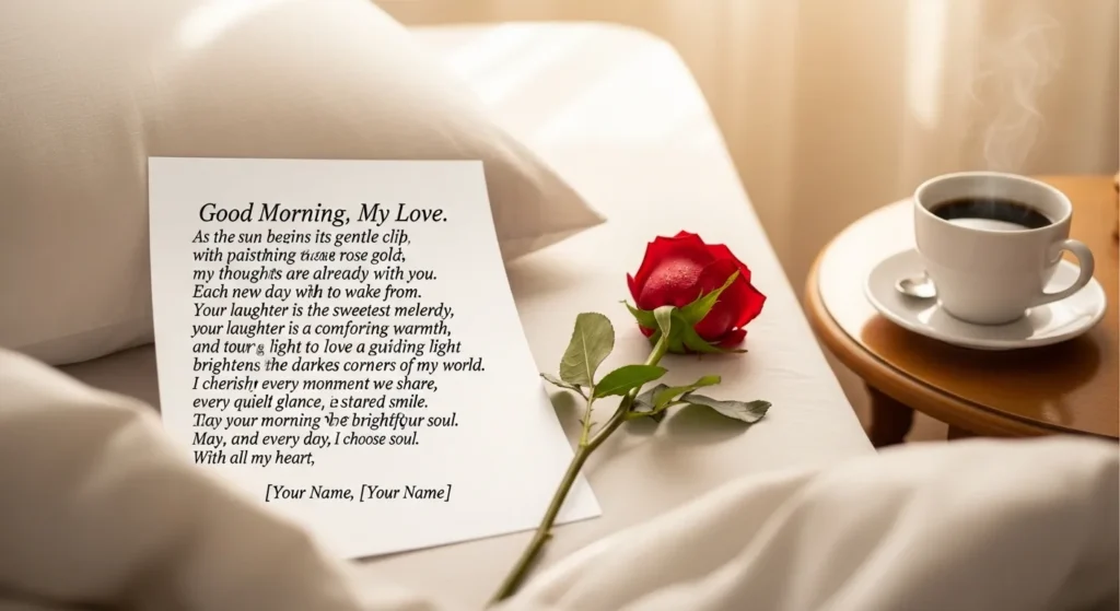 Long & Deep Good Morning Love Messages