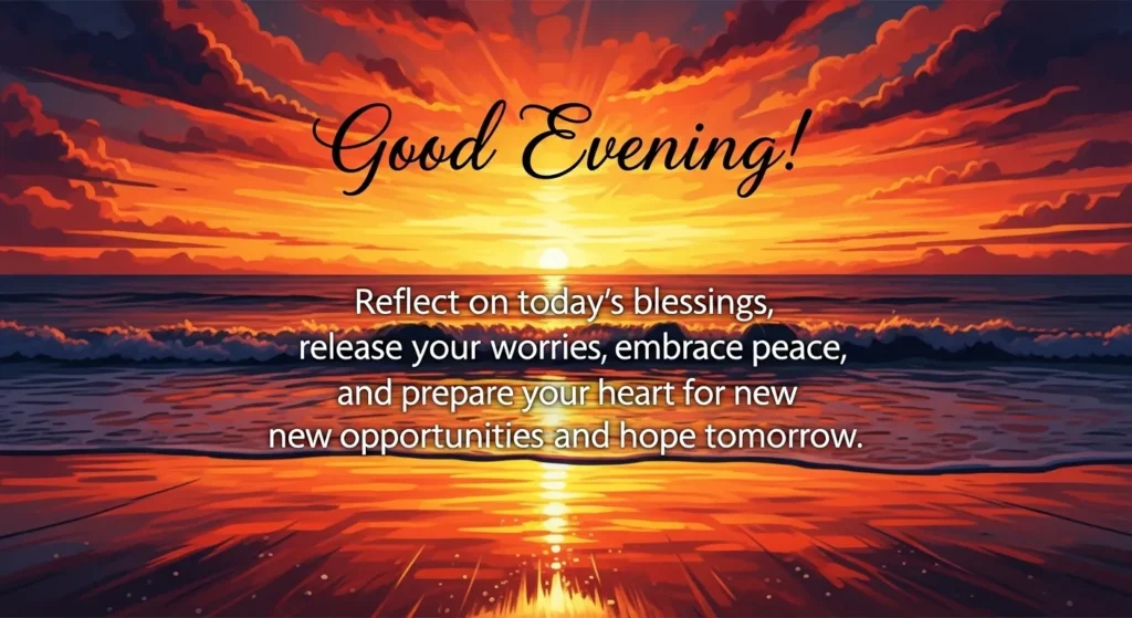 Good Evening Messages for Special People