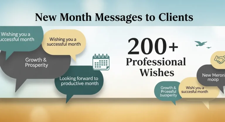 200+ New Month Messages to Clients | Professional Wishes