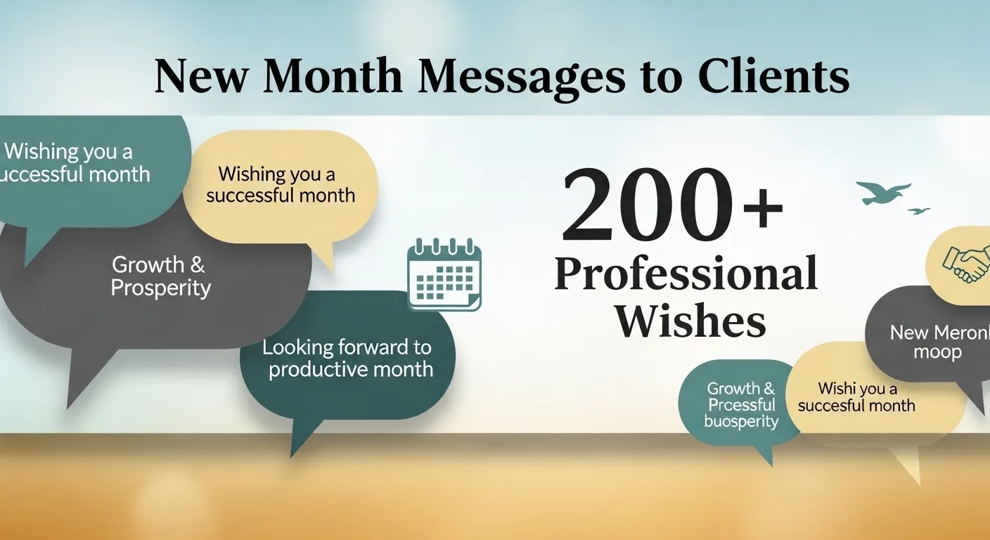 200+ New Month Messages to Clients | Professional Wishes